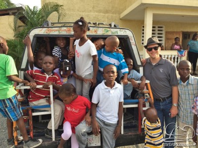 Mr. DAPs in Haiti at a Reliv Kalogris Foundation Orphanage/Feeding Center